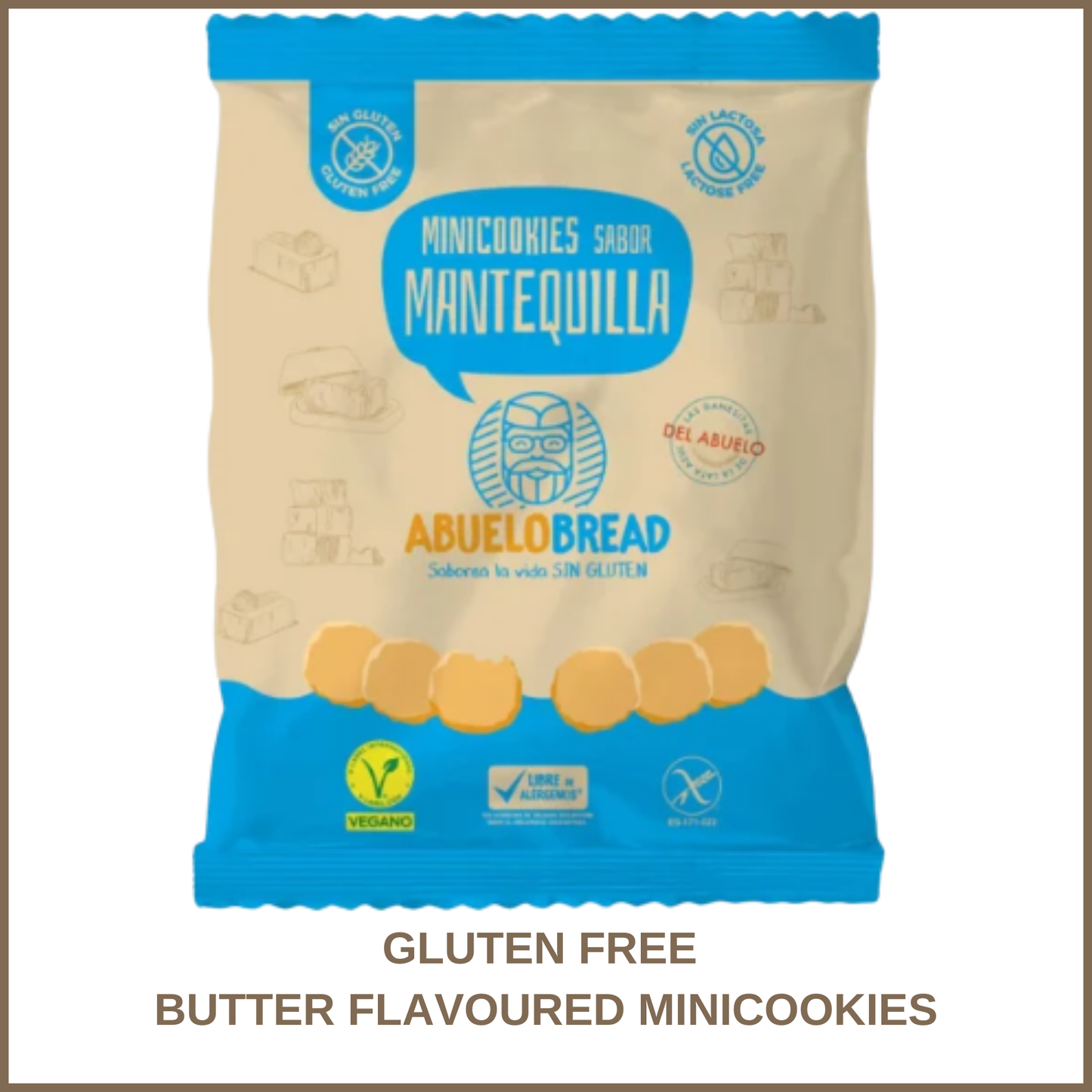 Butter Minicookies | Gluten Free & Lactose Free