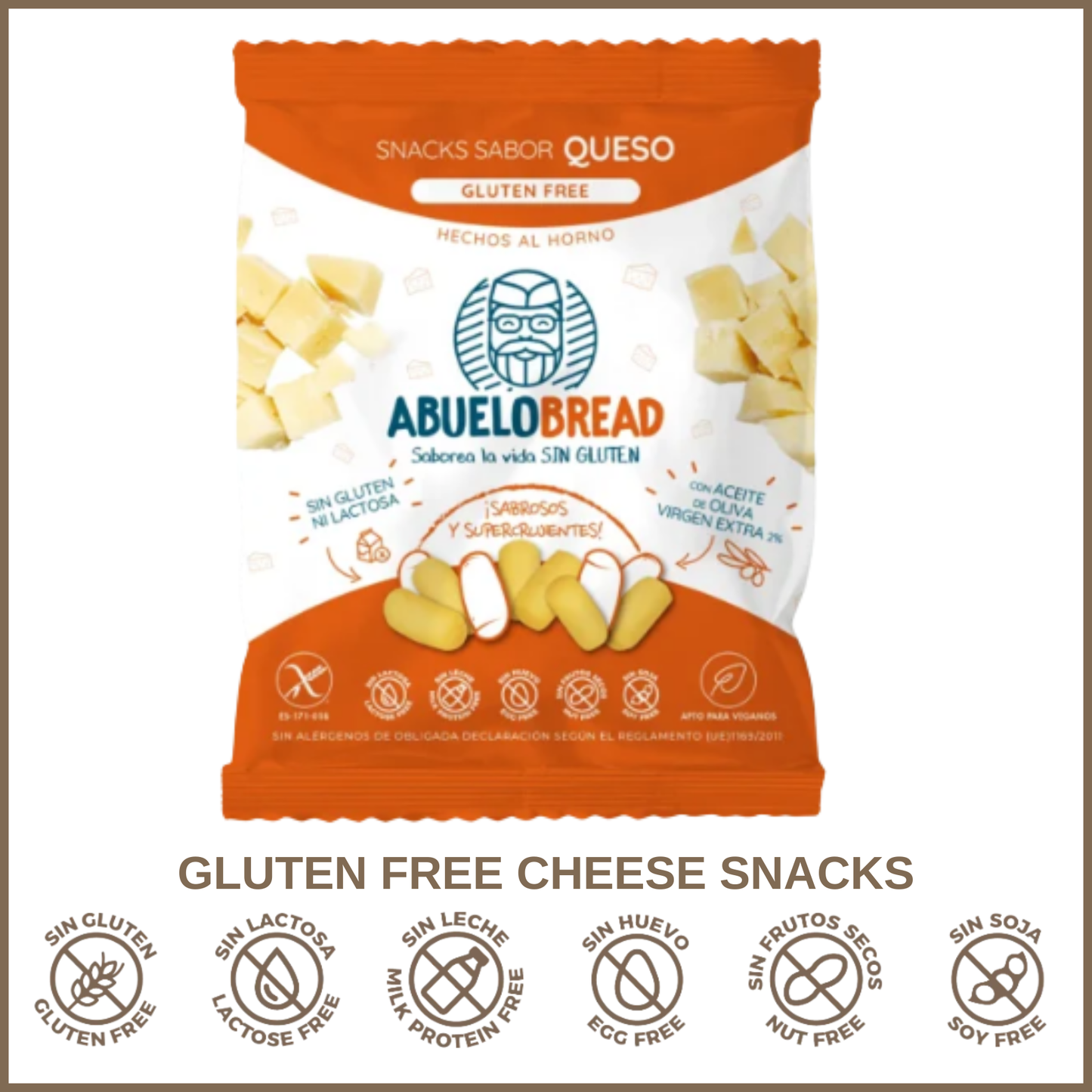 Cheese Snacks | Gluten Free | made with Olive Oil