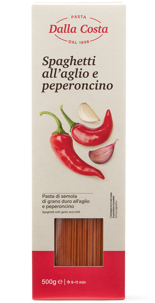 PASTA durum wheat with garlic & chili Spaghetti 500g