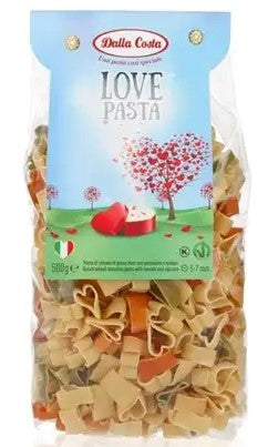 PASTA durum wheat with tomato & spinach Love tricolor 500g