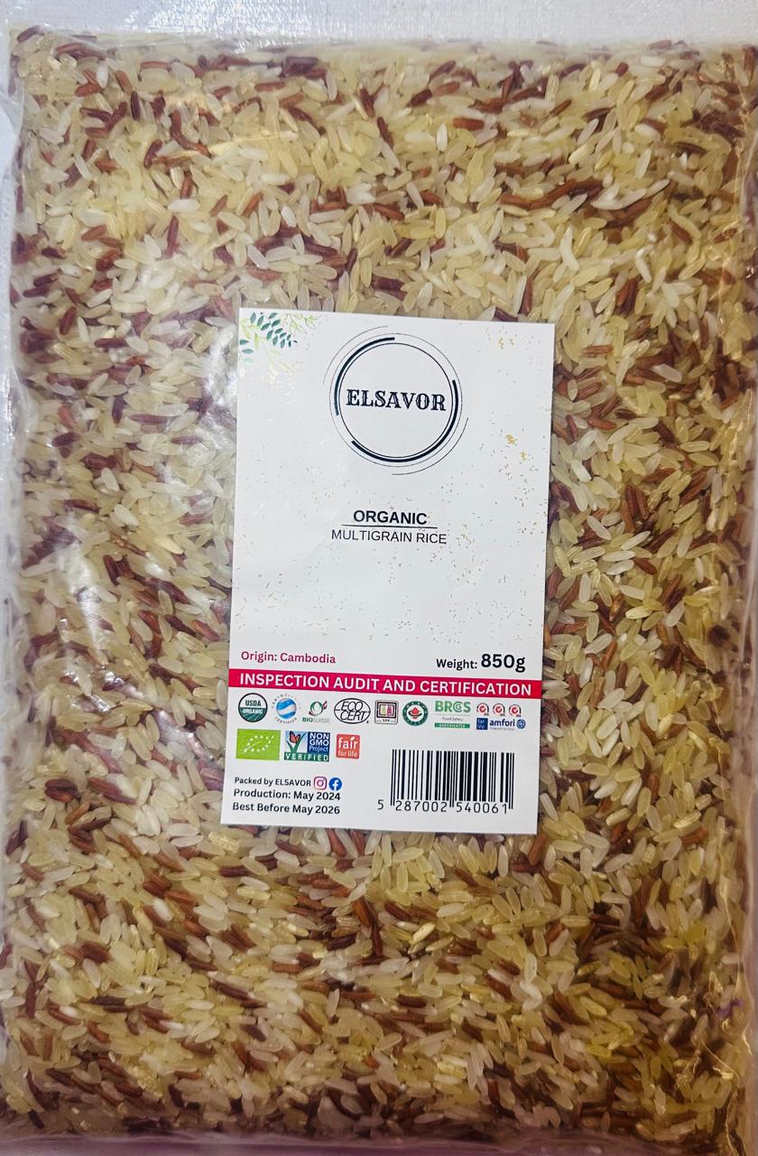 Multigraij Rice ORGANIC PREMIUM MULTIGRAIN RICE - CAMBODIA 850g – ELSAVOR