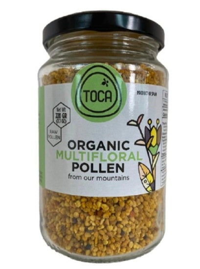 RAW-Multiflowers-Pollen ORGANIC | A spoon of nature’s multivitamin, Muscle recovery &amp; performance. Provides proteins, enzymes, and antioxidants