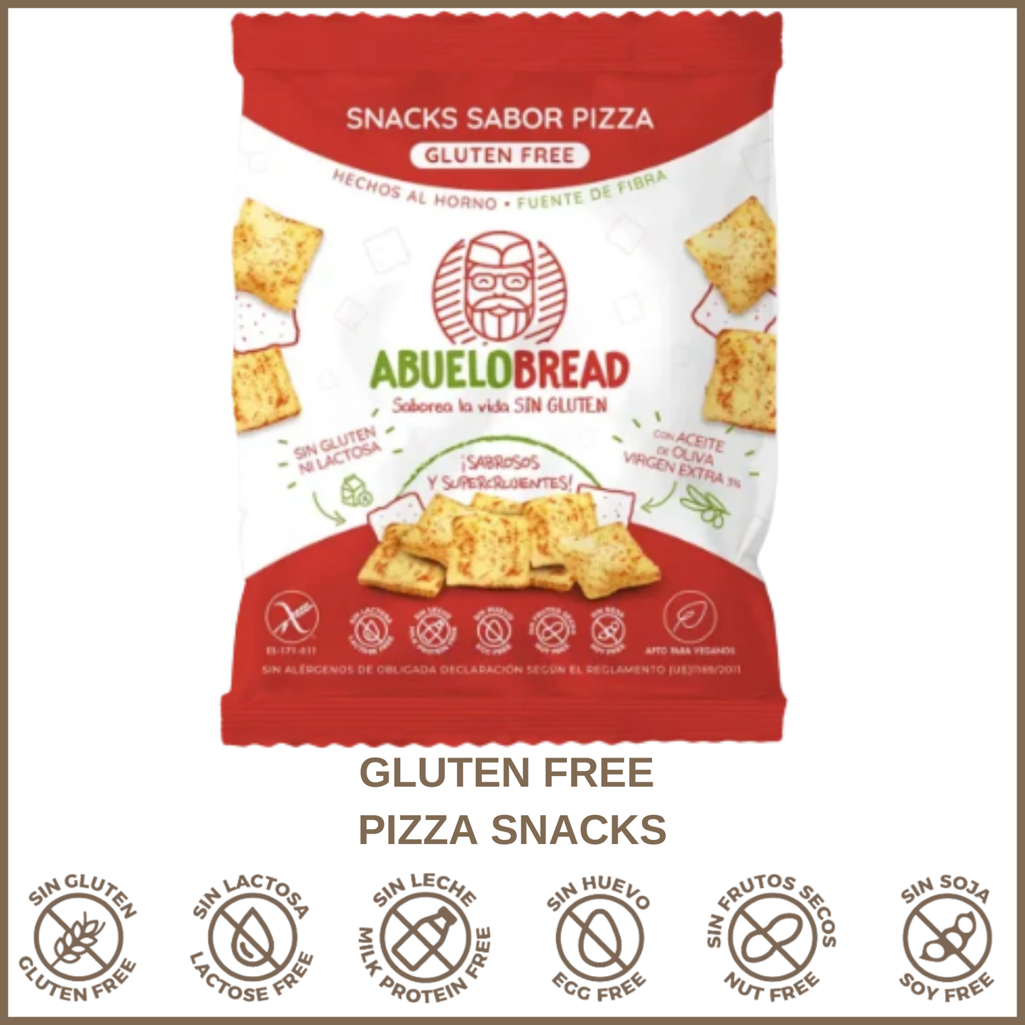 Pizza Snacks |Gluten Free | made with Olive Oil